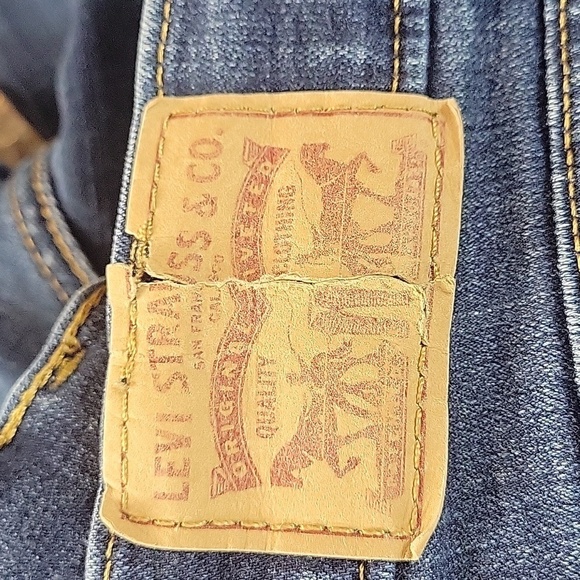 Levi's Mid Rise Straight Leg Jeans size 14 - Picture 5 of 9